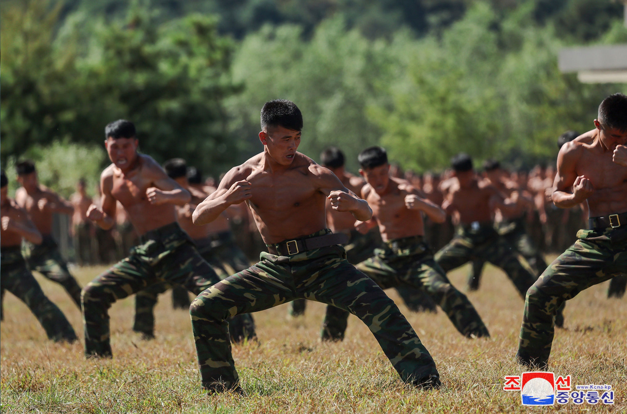 President of State Affairs Kim Jong Un inspects training base of special operation units of KPA in western area