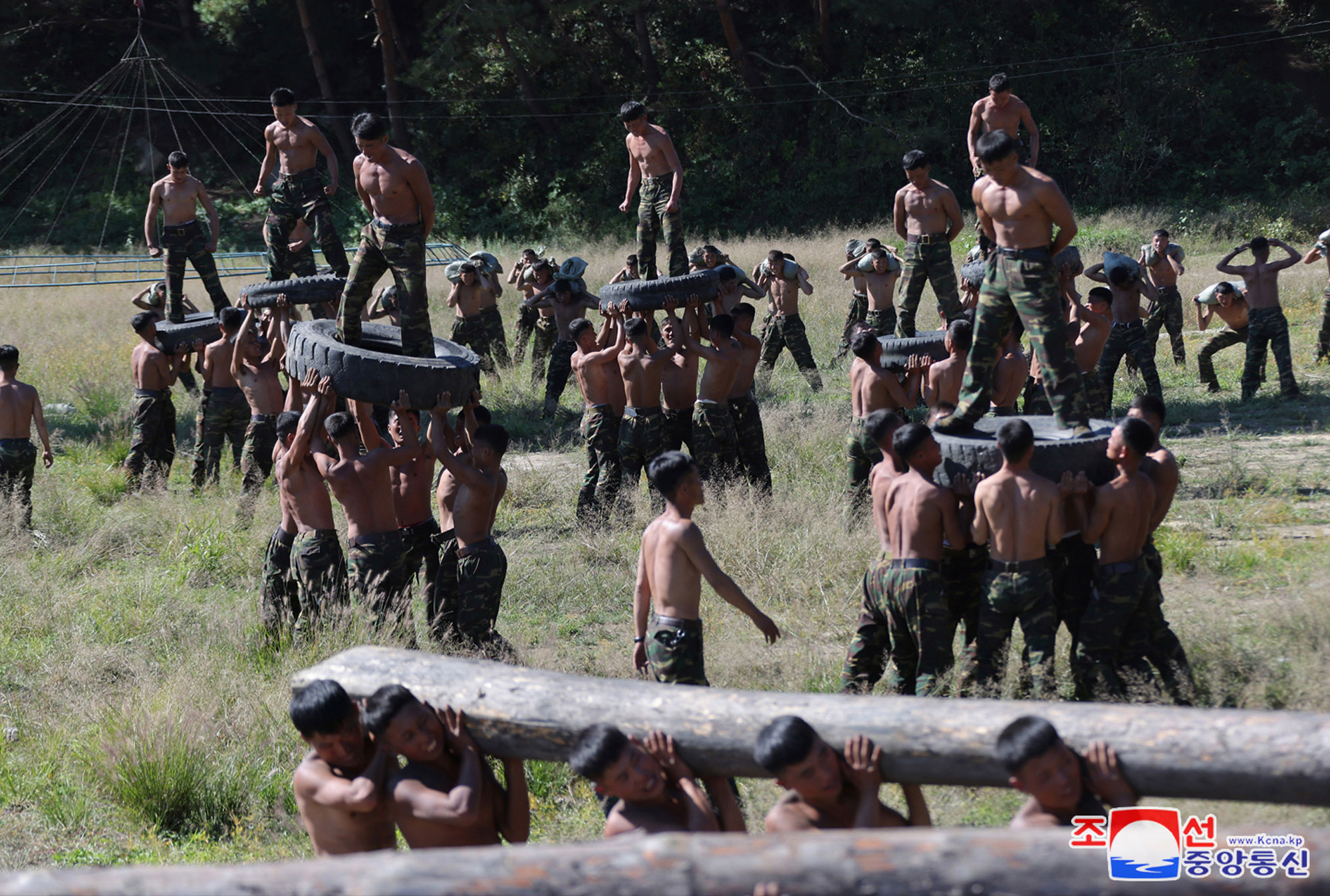 President of State Affairs Kim Jong Un inspects training base of special operation units of KPA in western area