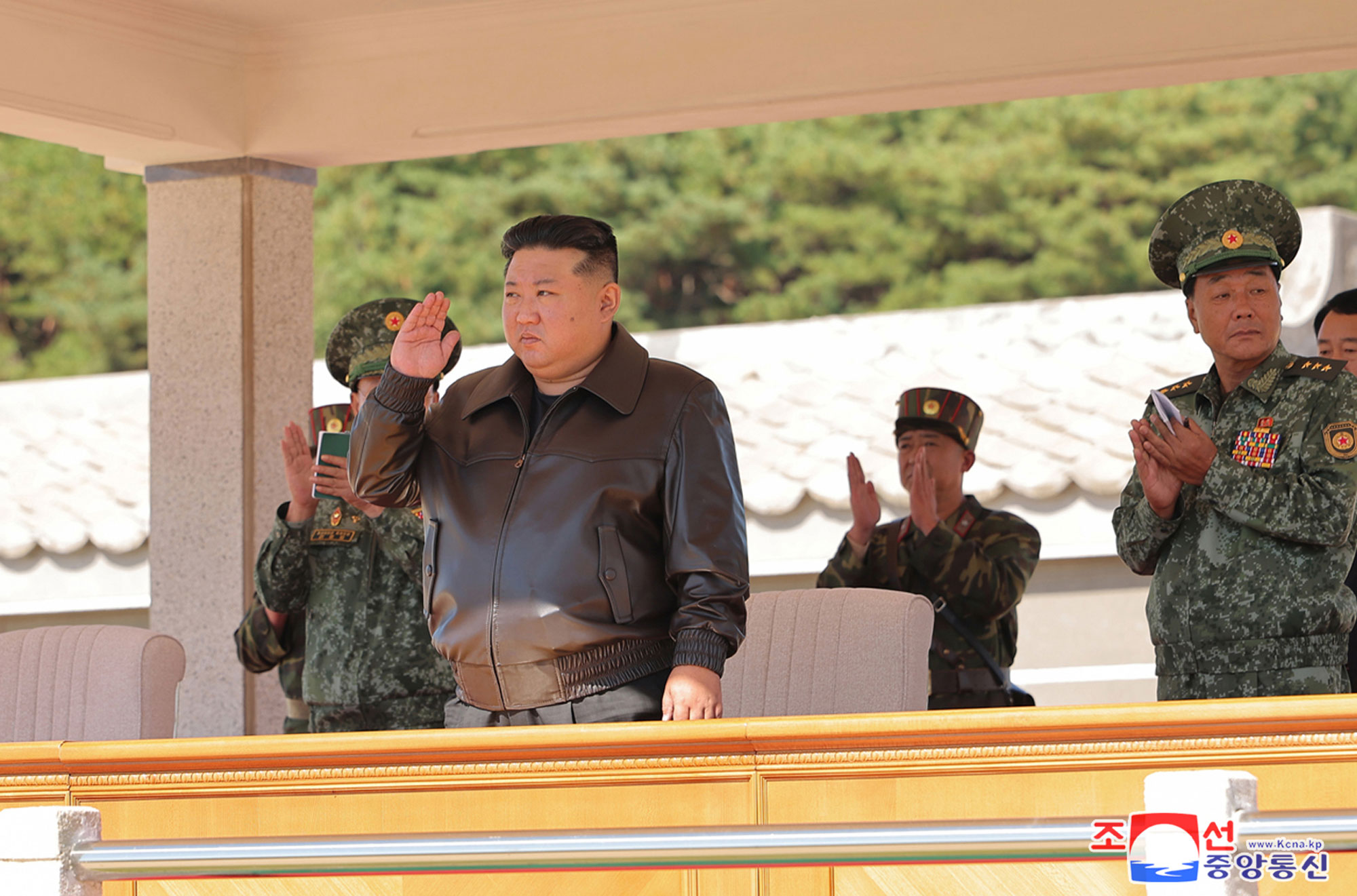 President of State Affairs Kim Jong Un inspects training base of special operation units of KPA in western area