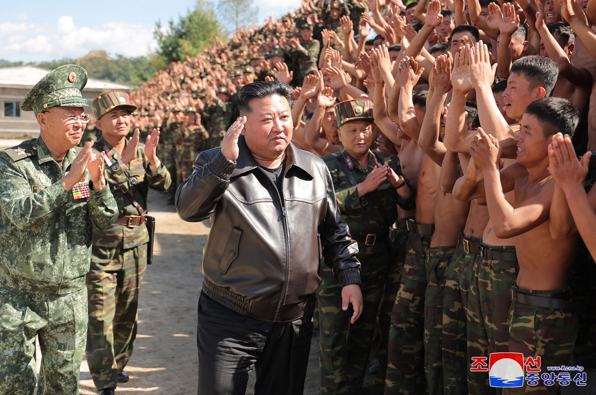 President of State Affairs Kim Jong Un inspects training base of special operation units of KPA in western area