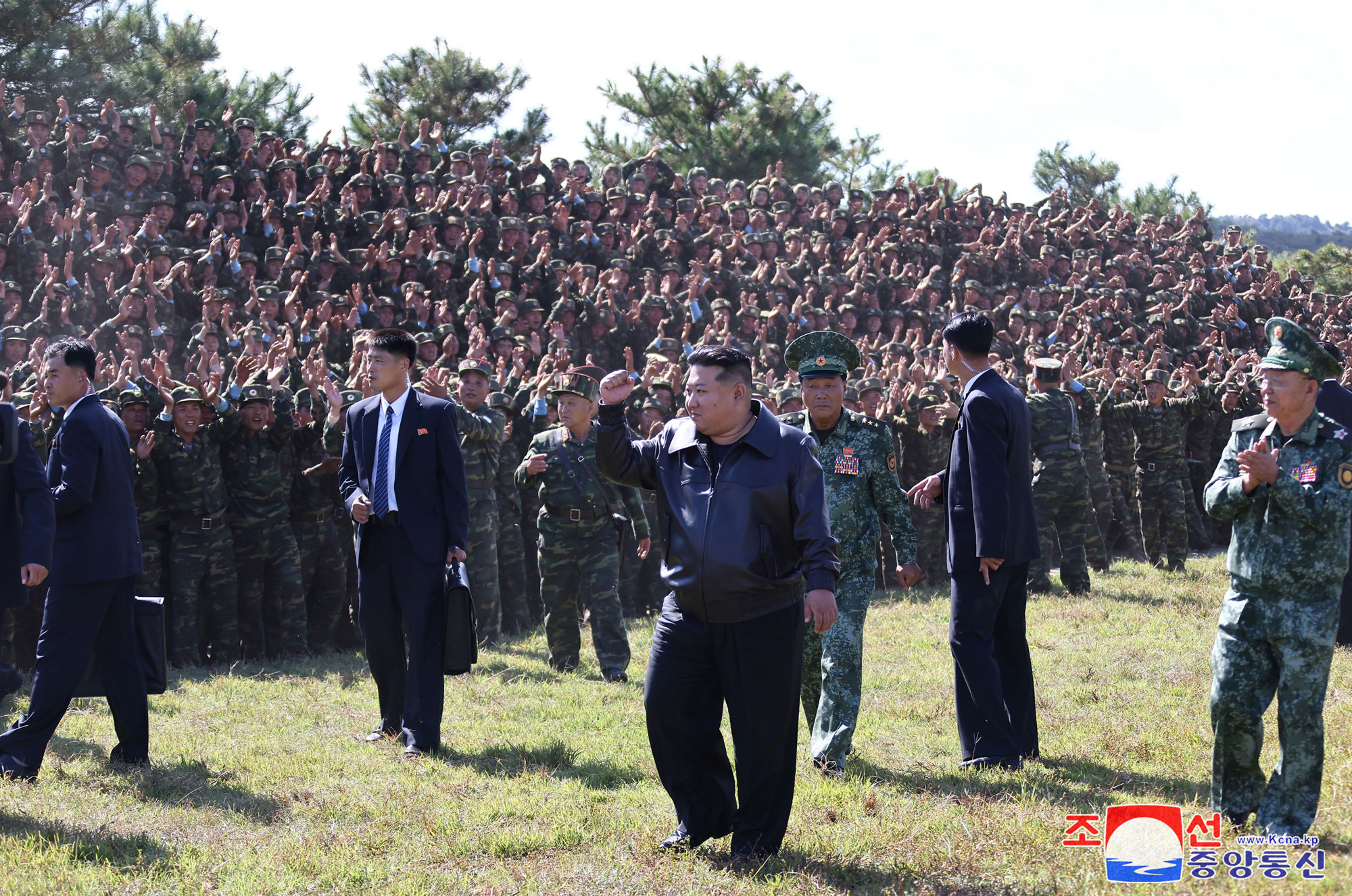 President of State Affairs Kim Jong Un inspects training base of special operation units of KPA in western area