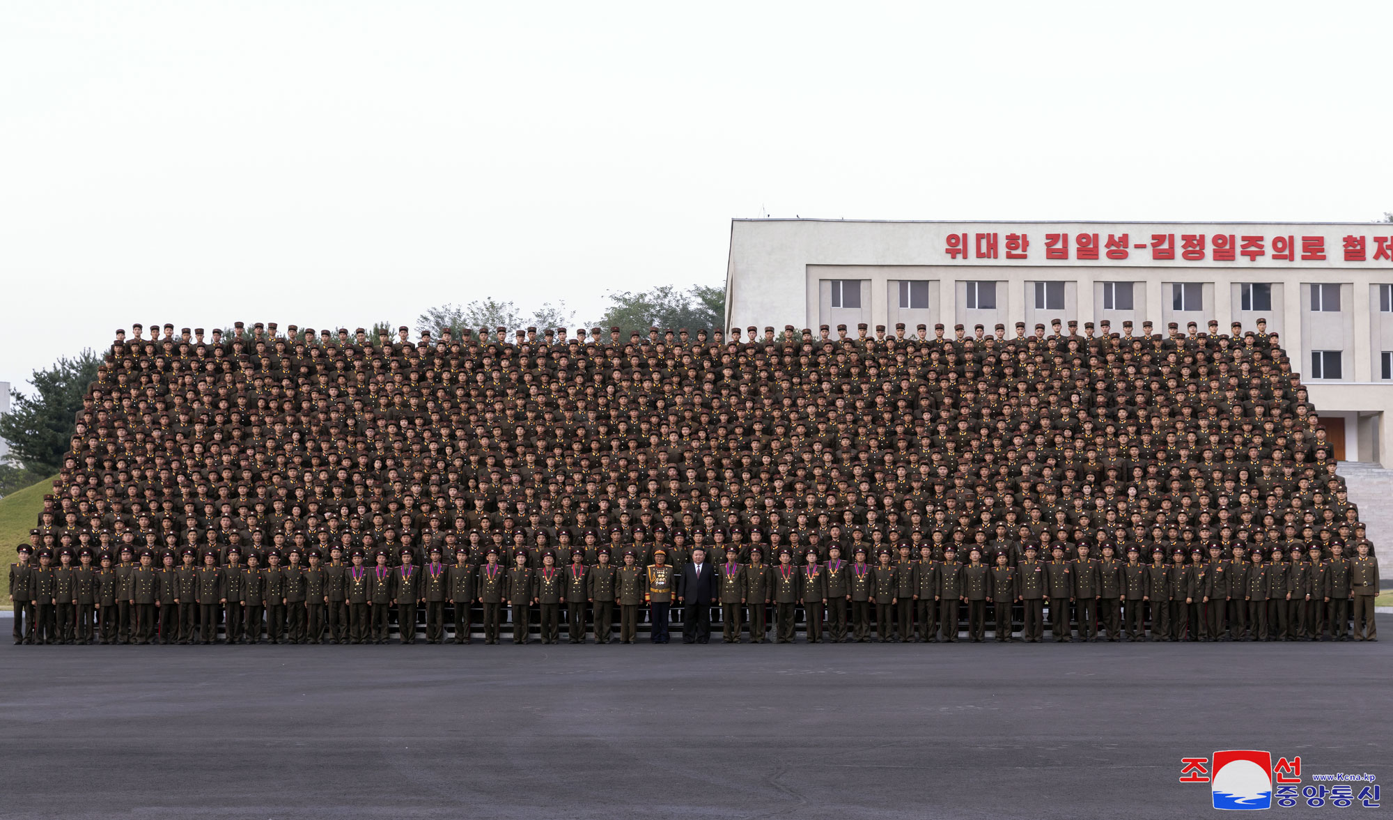 President of State Affairs Kim Jong Un pays congratulatory visit to Kim Jong Un University of National Defence