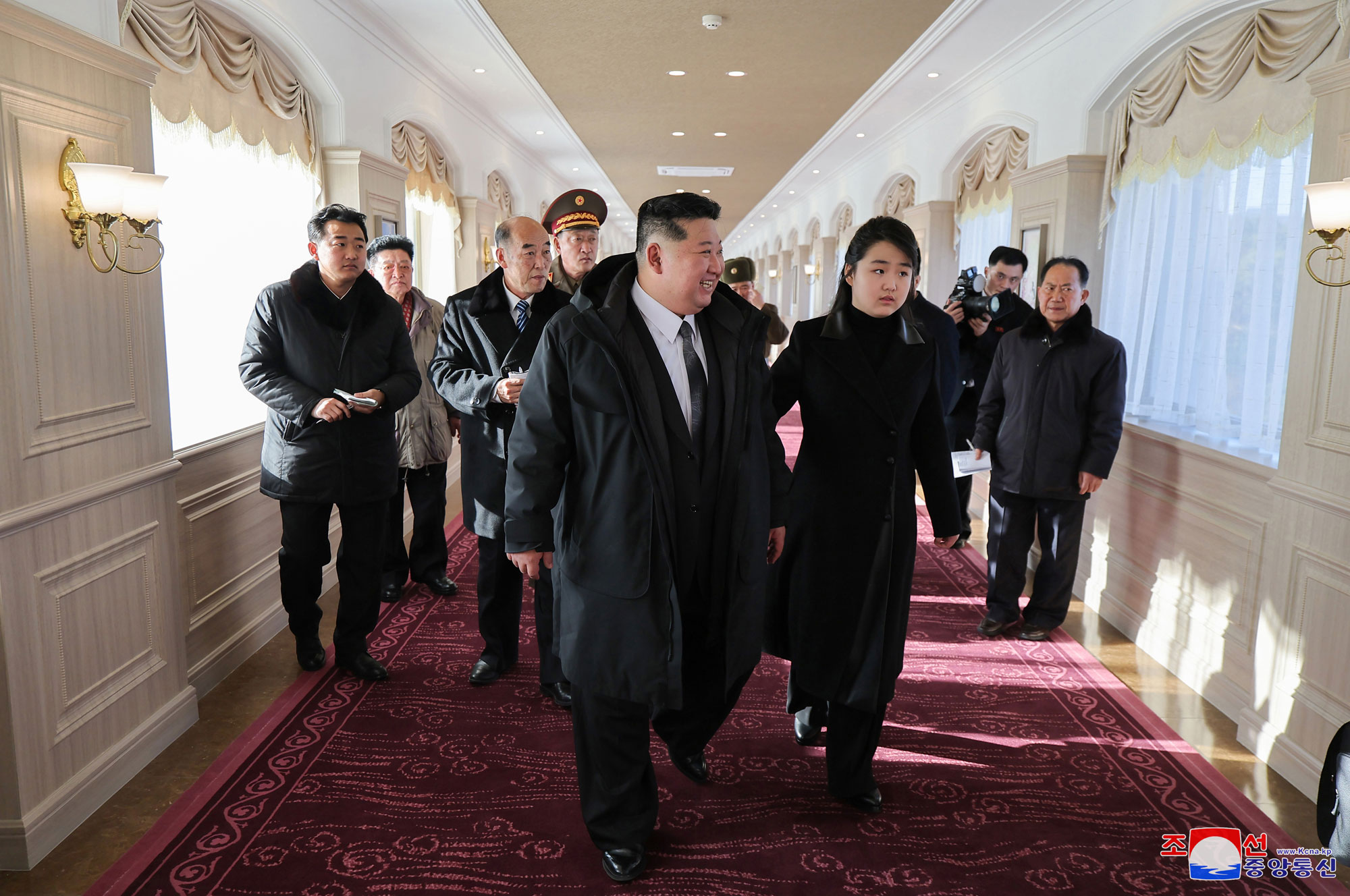 President of State Affairs Kim Jong Un inspects service facilities in Kalma Coastal Resort