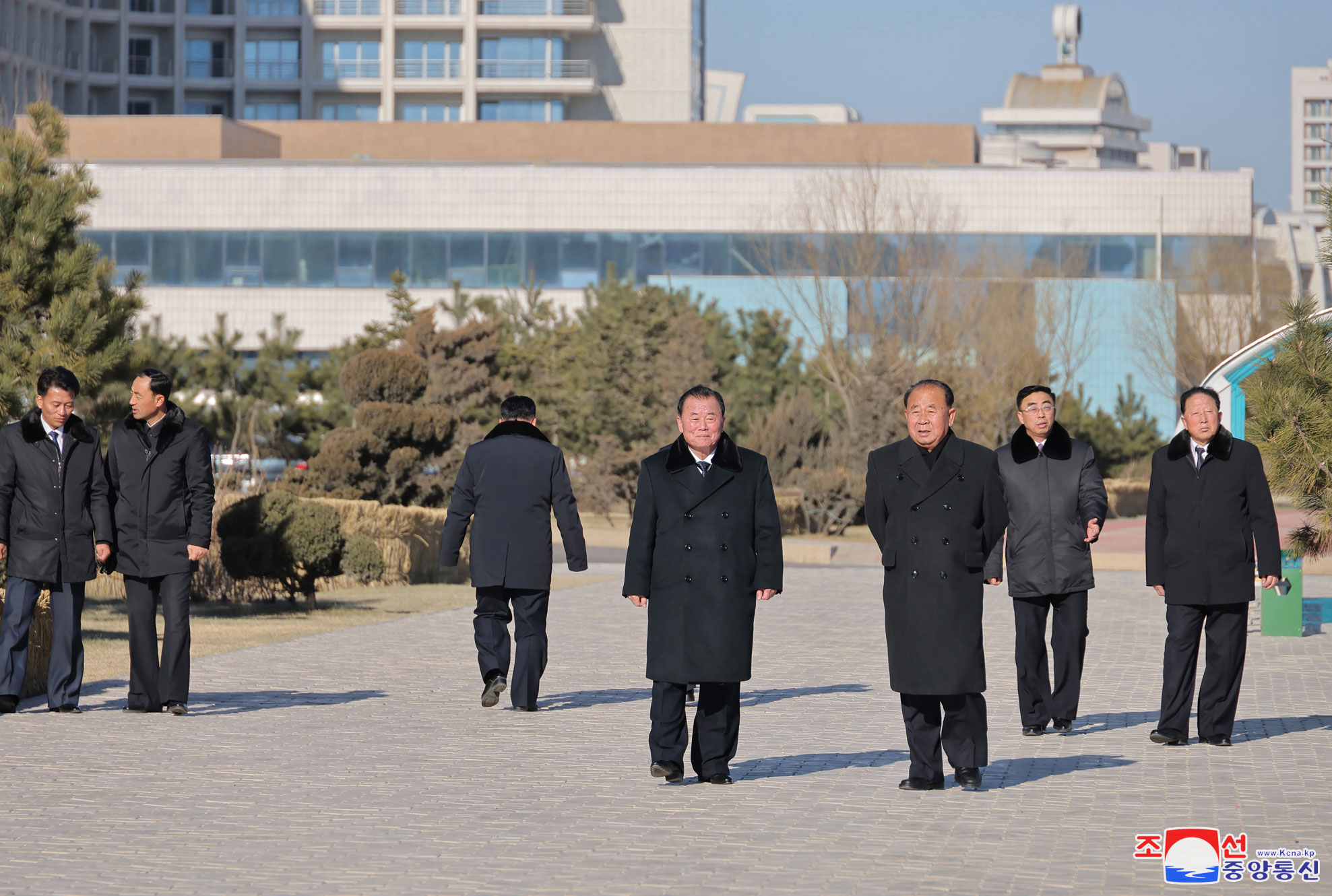 President of State Affairs Kim Jong Un inspects service facilities in Kalma Coastal Resort