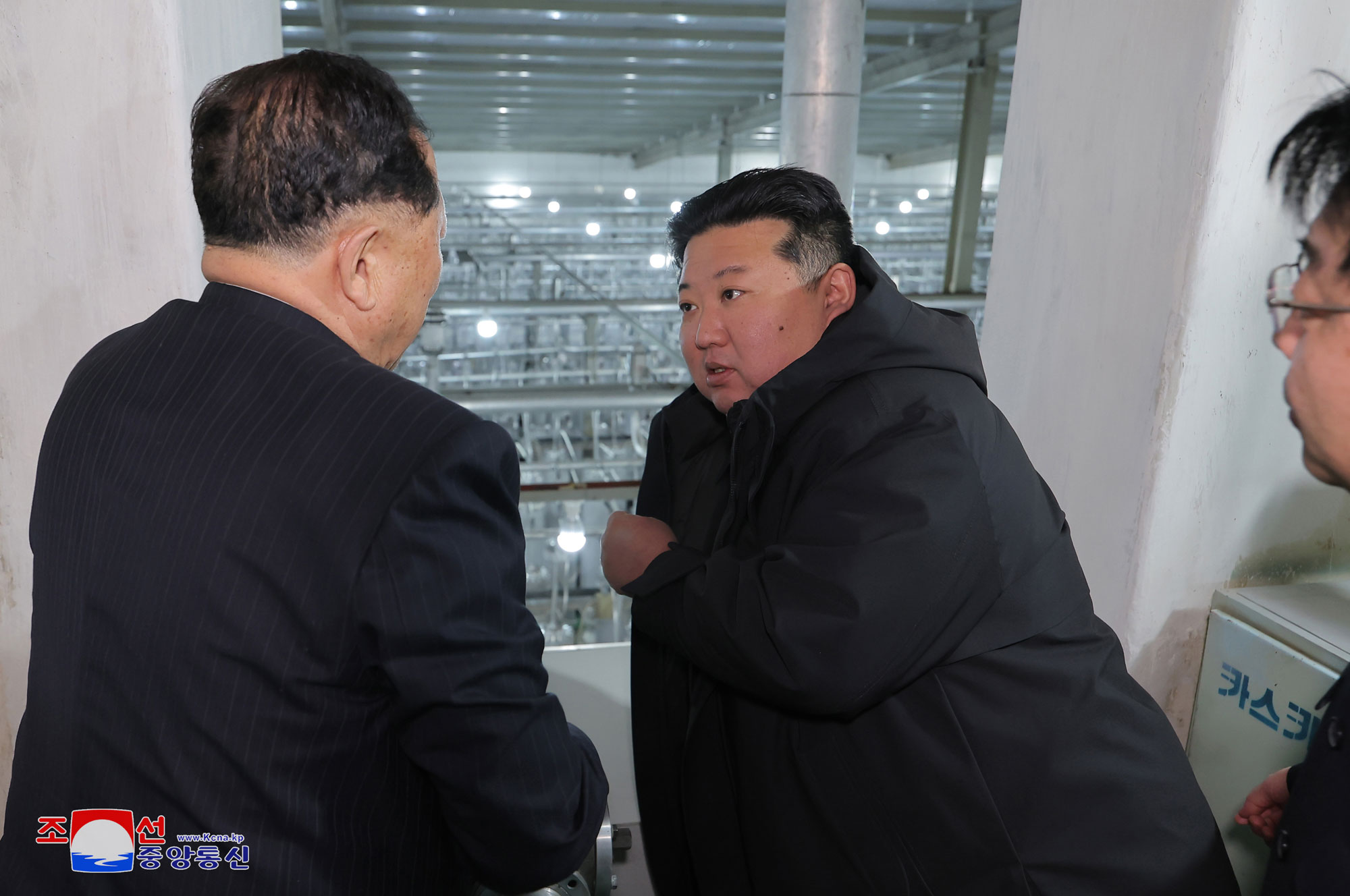 President of State Affairs Kim Jong Un inspects nuclear-material production base and Nuclear Weapons Institute