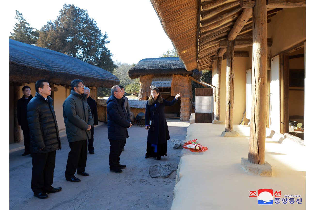 Congratulatory group of Koreans in Japan visits Mangyongdae