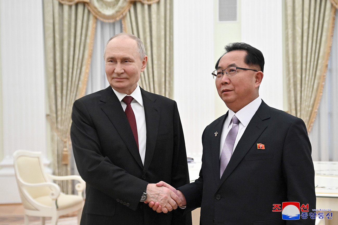 Der Delegationsleiter der DVRK traf sich mit dem russischen Präsident