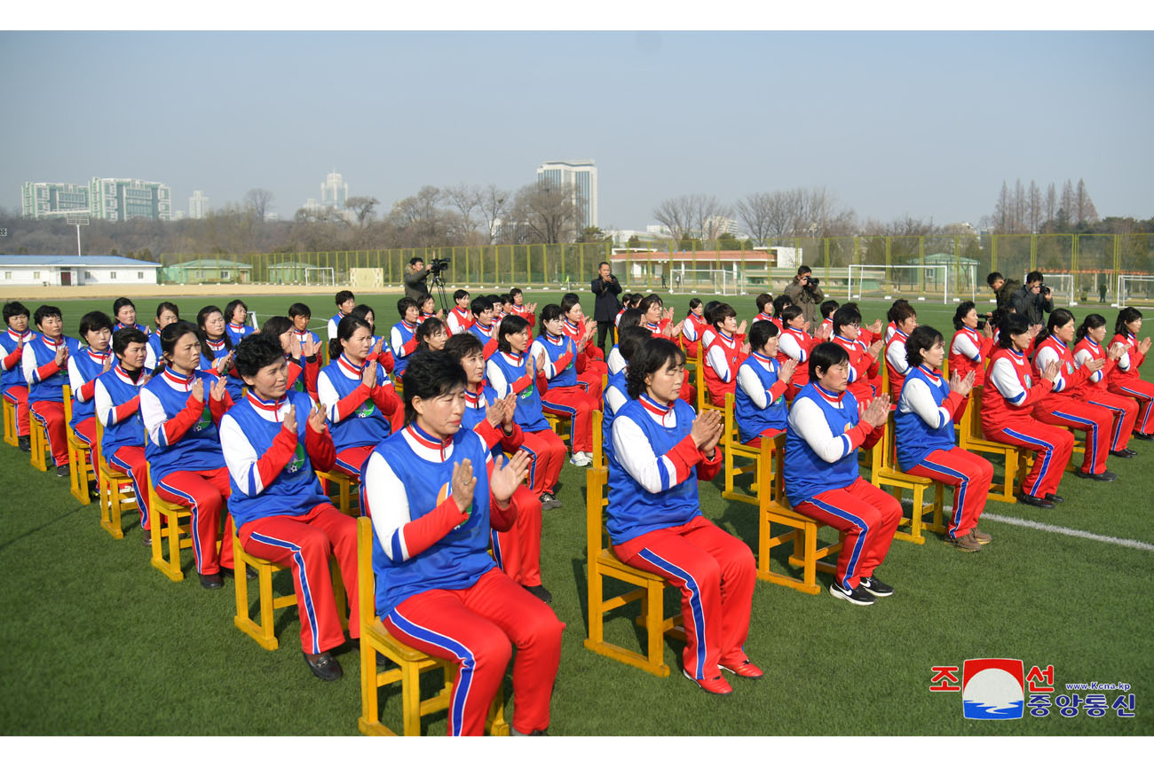 《아시아축구련맹 녀성축구의 날》기념행사 진행