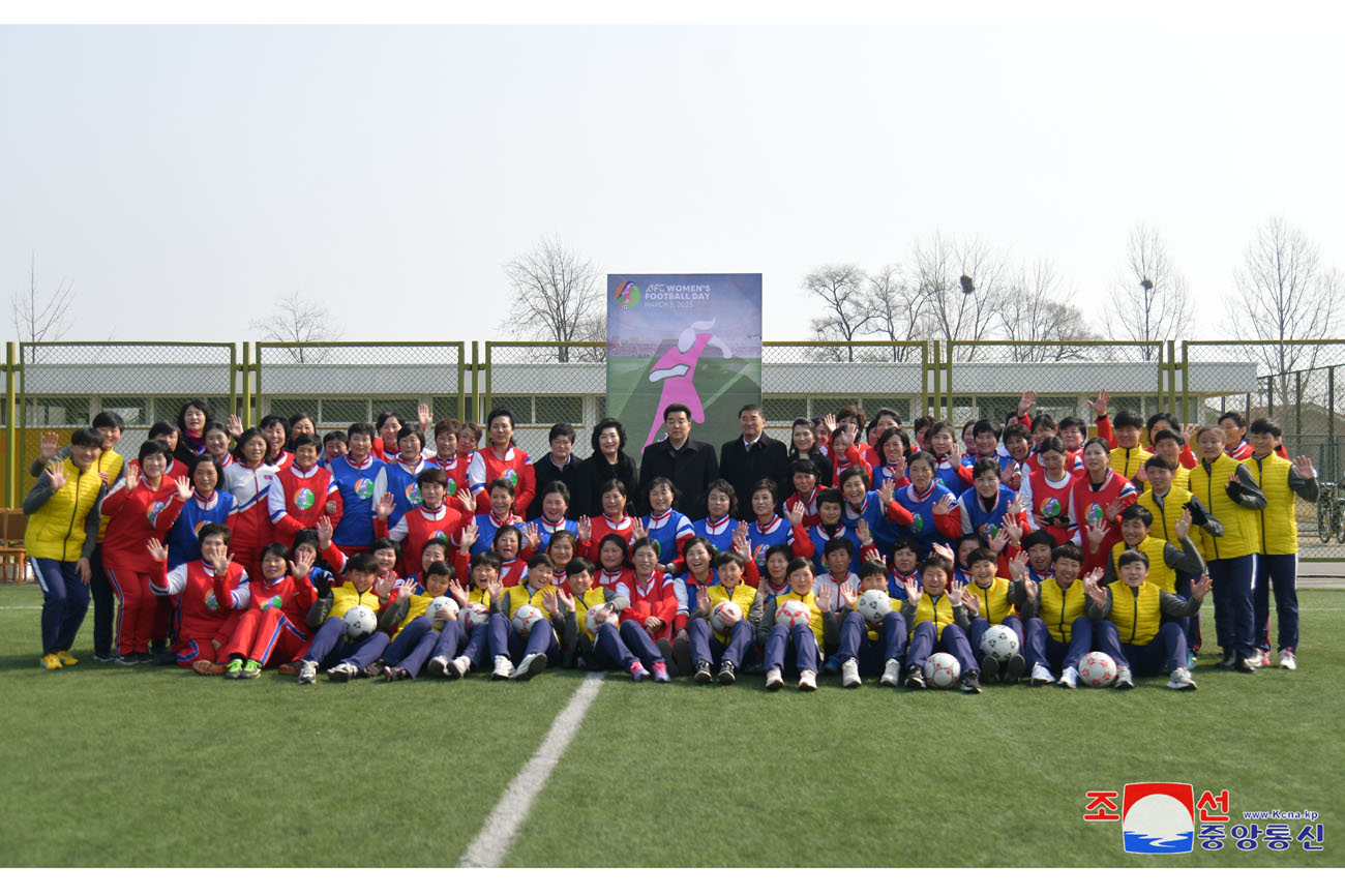 《아시아축구련맹 녀성축구의 날》기념행사 진행